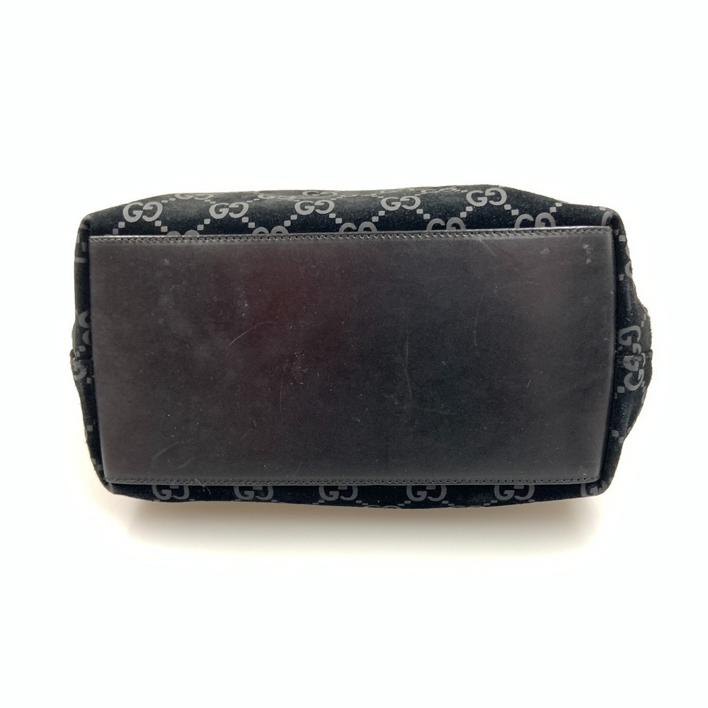 Gucci GG black suede hobo shoulder bag - Picture 5 of 9